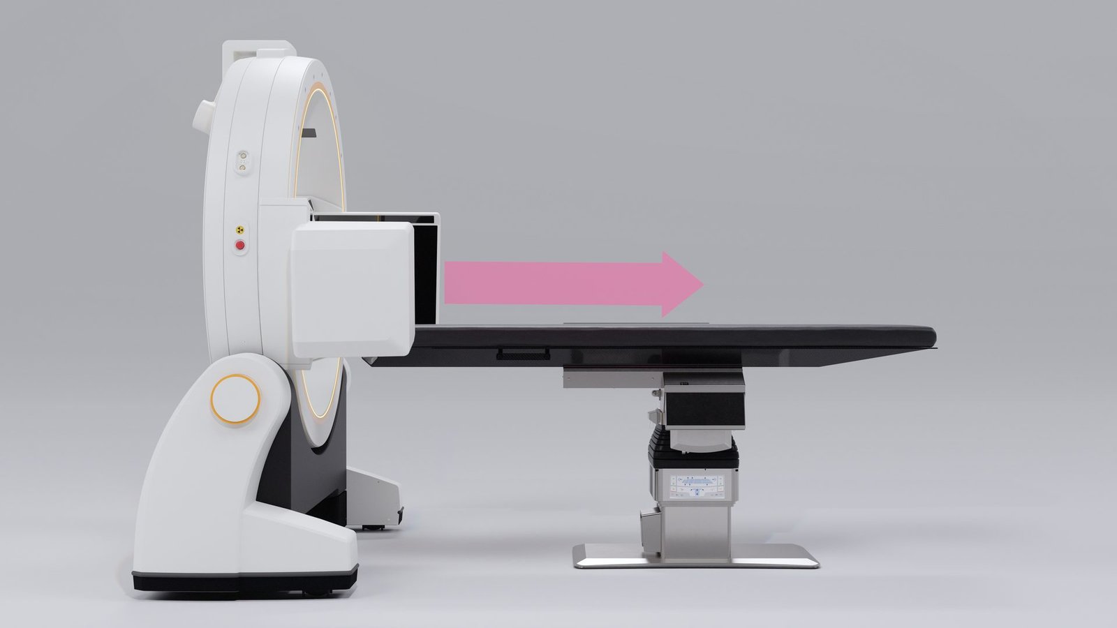 Brainlab Loop-X mobile imaging robot used in a hybrid operating room